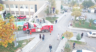 Şanlıurfa'da hastane personeline yangına müdahale eğitimi verildi