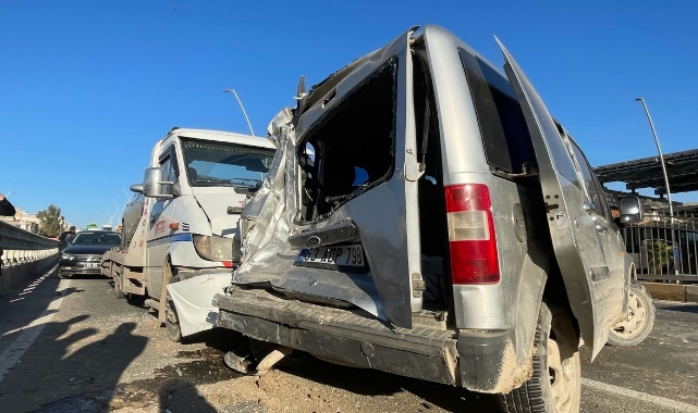 Şanlıurfa&#039;da zincirleme trafik kazasında 7 kişi yaralandı