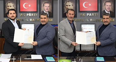 AK Parti'nin Karaköprü ve Hilvan ilçe başkanları belli oldu