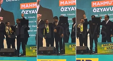 Şanlıurfa'da aday tanıtım toplantısına damga vuran olay