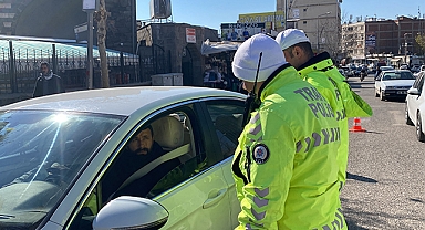 Siverek'te trafik denetimi