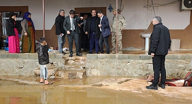 Viranşehir'de hasar tespit çalışmaları sürüyor: Ekinci ve Koç selin vurduğu mahallede