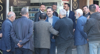 Canpolat'tan tarihi çarşılar bölgesine ziyaret