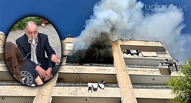 Şanlıurfa'da bir apartmanın dördüncü katında yangın çıktı