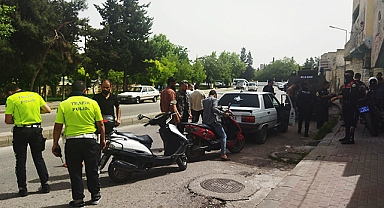 Şanlıurfa'da motosiklet denetimi: Yüzlerce ceza kesildi