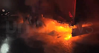 Şanlıurfa'da otoyolda korku dolu anlar