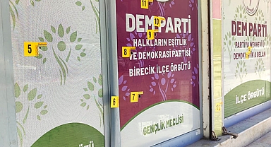 Birecik'te DEM Parti binasına silahlı saldırının faili yakalandı