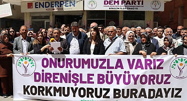 DEM Parti'den Birecik ilçe binasına silahlı saldırıya tepki