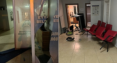 Eyyübiye'de belediye binasına saldırı