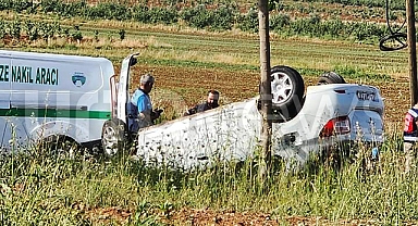 Şanlıurfa'da devrilen otomobilin sürücüsü öldü