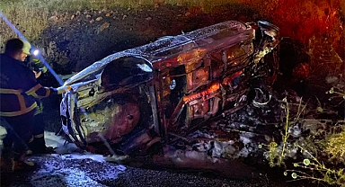 Şanlıurfa'da devrilen otomobilin sürücüsü yaralandı