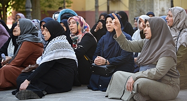 Şanlıurfa'da Filistin'e destek eylemi