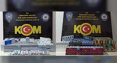 Şanlıurfa'da kaçak sigara operasyonu: Gözaltılar var