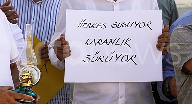 Şanlıurfa'da DEDAŞ önünde elektrik eylemi: 'Dayanacak sabrımız kalmadı'