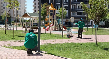 Haliliye'de seri üretimle parklar yenileniyor