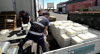 Şanlıurfa'da 5 ton bozuk peynir ele geçirildi