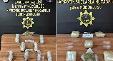 Şanlıurfa'da iki ayrı uyuşturucu operasyonu: Gözaltılar var