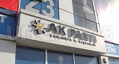 AK Parti Şanlıurfa il başkanı belli oldu