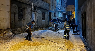 Eyyübiye Belediyesi aşırı sıcaklar nedeniyle gece vardiyası başlattı