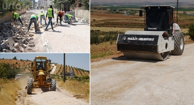 Haliliye'de üstyapı çalışmaları sürüyor