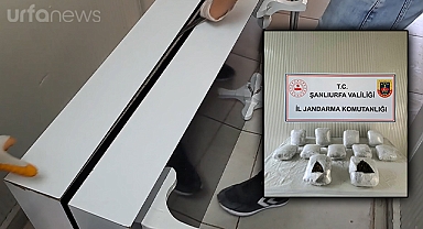 Şanlıurfa'da durdurulan otobüsün bagajındaki sehpadan uyuşturucu çıktı