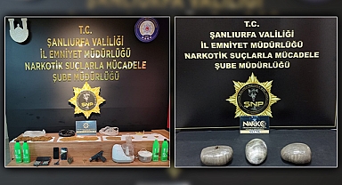 Şanlıurfa'da uyuşturucu operasyonunda 10 şüpheli yakalandı