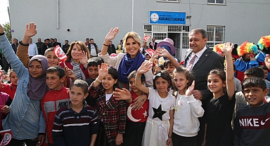 Gülben Ergen Siverek'te anaokulu açılışına katıldı