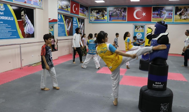 Haliliye’de çocuklar boş vakitlerini sporla değerlendiriyor