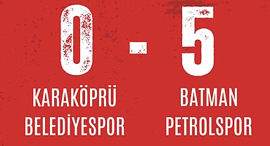 Karaköprü Belediyespor'dan evinde ağır yenilgi