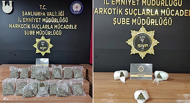 Şanlıurfa'da iki ayrı uyuşturucu operasyonu: 4 gözaltı