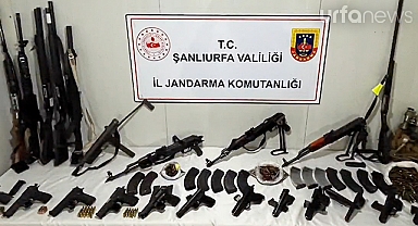 Şanlıurfa'da silah kaçakçılığı operasyonu: Çok sayıda gözaltı