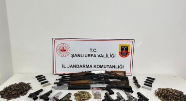 Şanlıurfa'da silah kaçakçılığı operasyonunda 5 şüpheli yakalandı