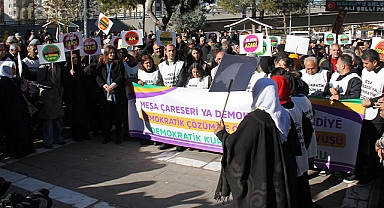 Şanlıurfa'da 'özgürlük yürüyüşü' düzenlendi
