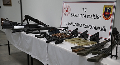 Şanlıurfa'da silah kaçakçılığı operasyonu: Çok sayıda gözaltı