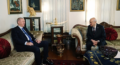 Cumhurbaşkanı Erdoğan, Bahçeli ile görüştü