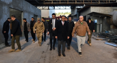 Vali Şıldak, yangın bölgesinde incelemelerde bulundu