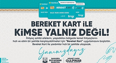 Şanlıurfa Büyükşehir Belediyesinden sosyal yardımlarda yeni adım