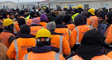 Şanlıurfa'da GES işçilerinin iş bırakma eylemi sürüyor