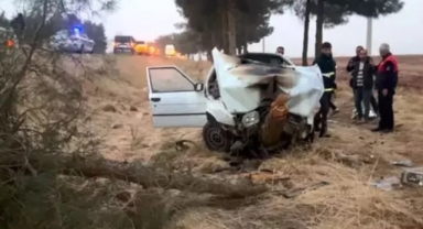 Şanlıurfa'da otomobil şarampole devrildi: 4 yaralı