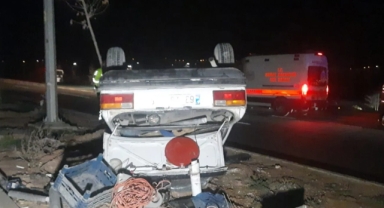 Şanlıurfa'da otomobil takla attı: 2 yaralı