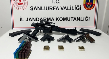 Şanlıurfa'nın iki ilçesinde silah kaçakçılığı operasyonu