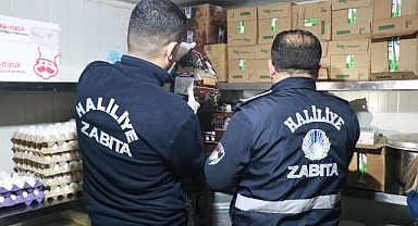 Haliliye'deki tatlıcılara bayram denetimi