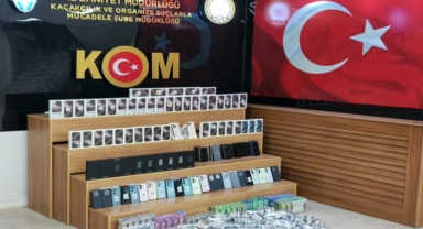 Şanlıurfa'da kaçak telefon ve elektronik sigara ele geçirildi