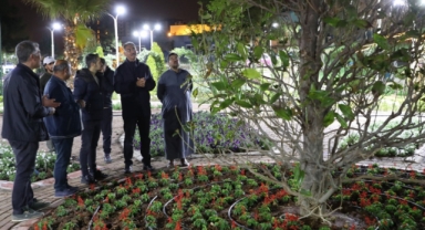 Başkan Kuş, parklarda yapılan çalışmaları inceledi