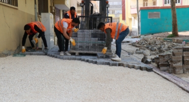 Haliliye'de deforme olmuş yollar onarılıyor