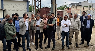 Hilvan'da DEDAŞ eylemi