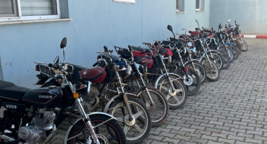 Şanlıurfa'da 14 çalıntı motor ele geçirildi