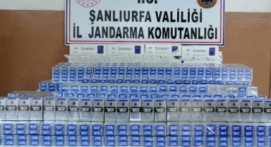 Şanlıurfa'da ekipler çok sayıda kaçak sigara ele geçirdi