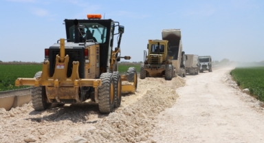 Büyükşehirden stabilize yol çalışması