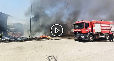 Şanlıurfa'da atık yangını
